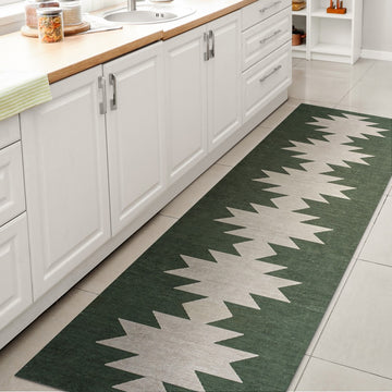 Chayton Minimalist Geometric Machine-washable Area Rug